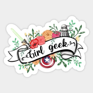 Girl geek Sticker